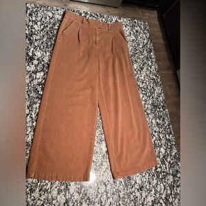 American Eagle Outfitters Stretch Trousers in rust